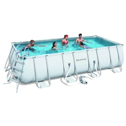 vendita online Piscina power steel frame rettangolare 549x274x122 cm. Piscine e accessori Bestway